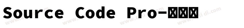 Source Code Pro字体转换